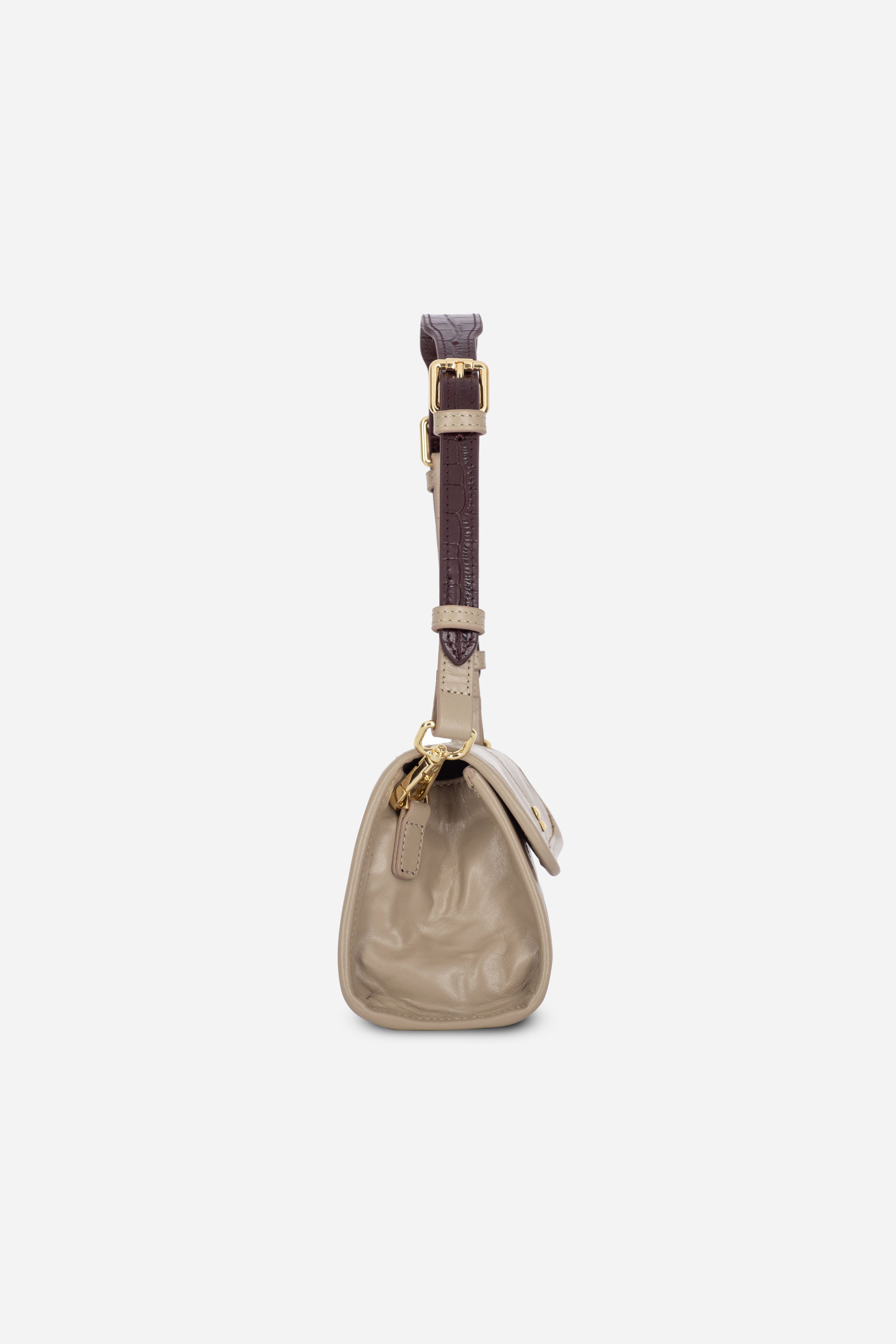 ELYSIA SAND LEATHER MINI BAG
