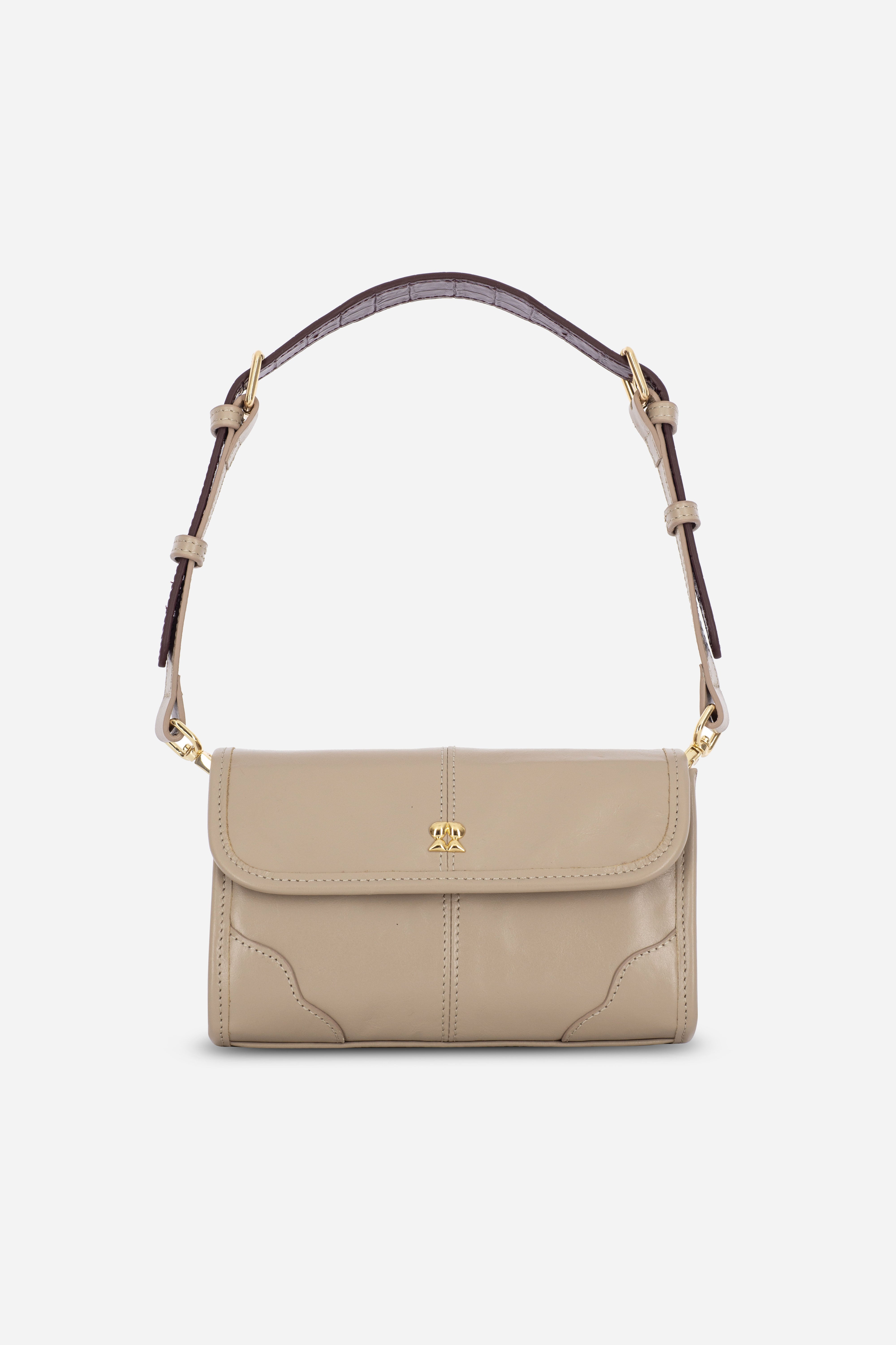 ELYSIA SAND LEATHER MINI BAG