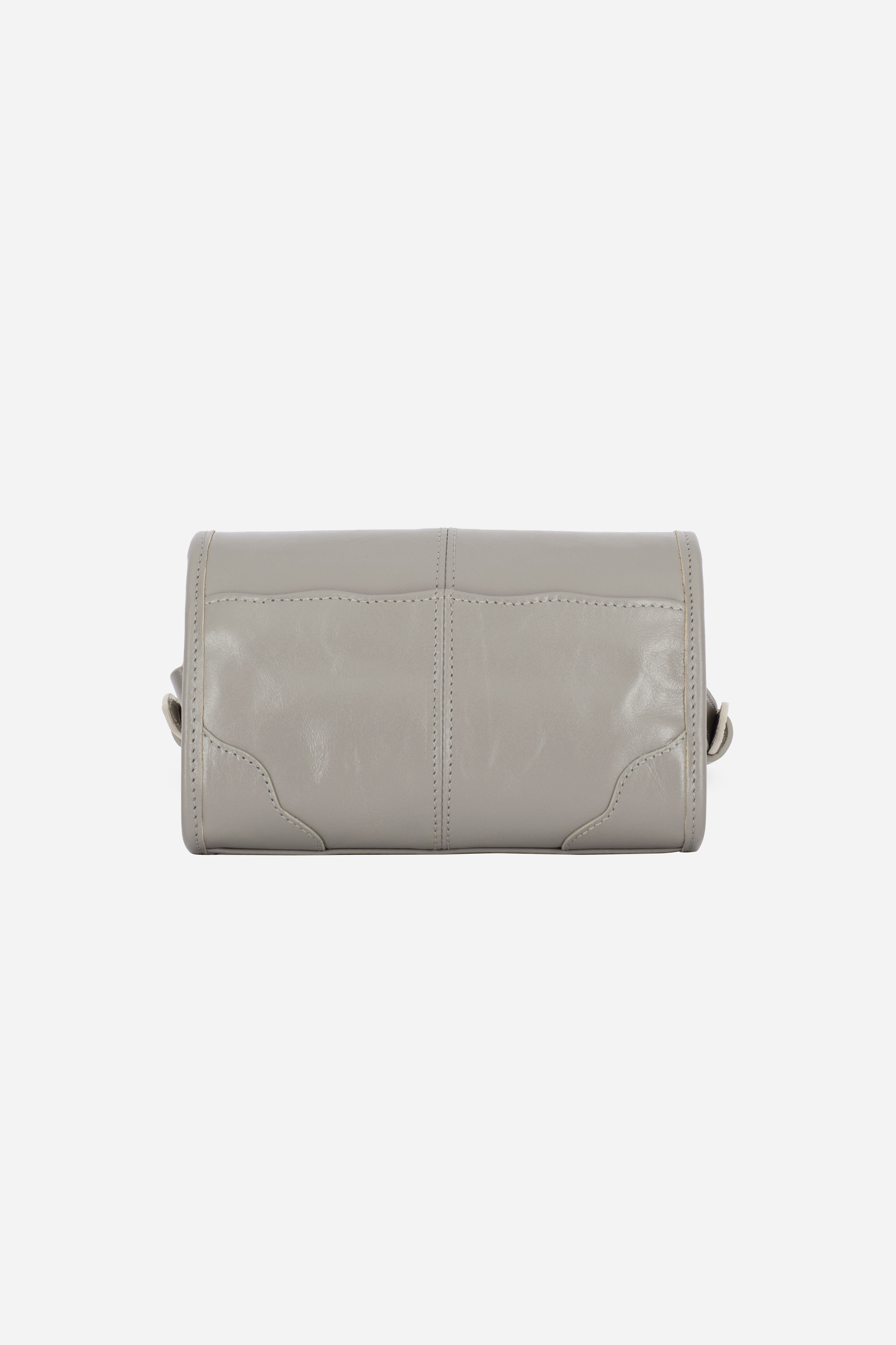 ELYSIA STONE GRAY LEATHER MINI BAG