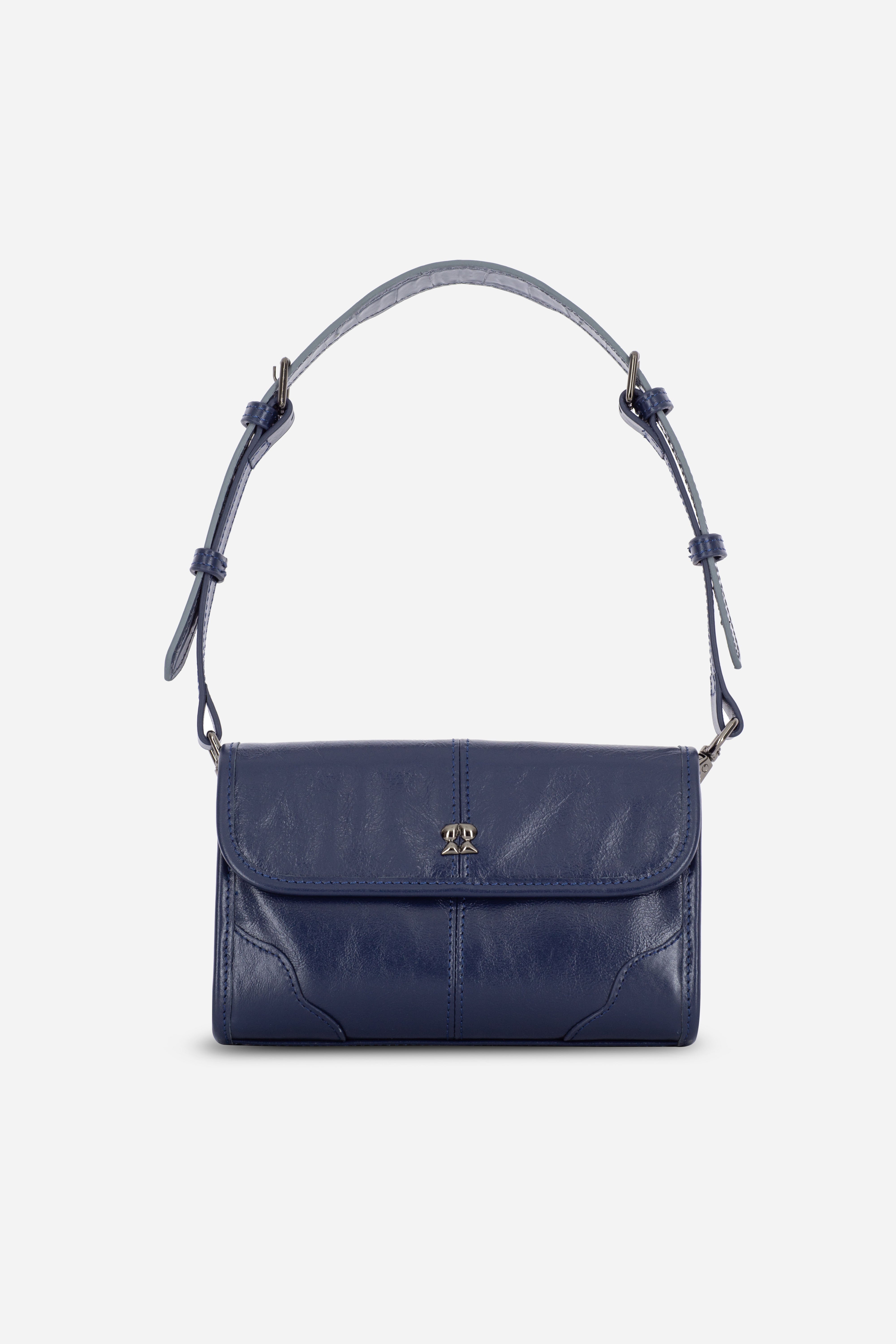 ELYSIA INDIGO LEATHER MINI BAG
