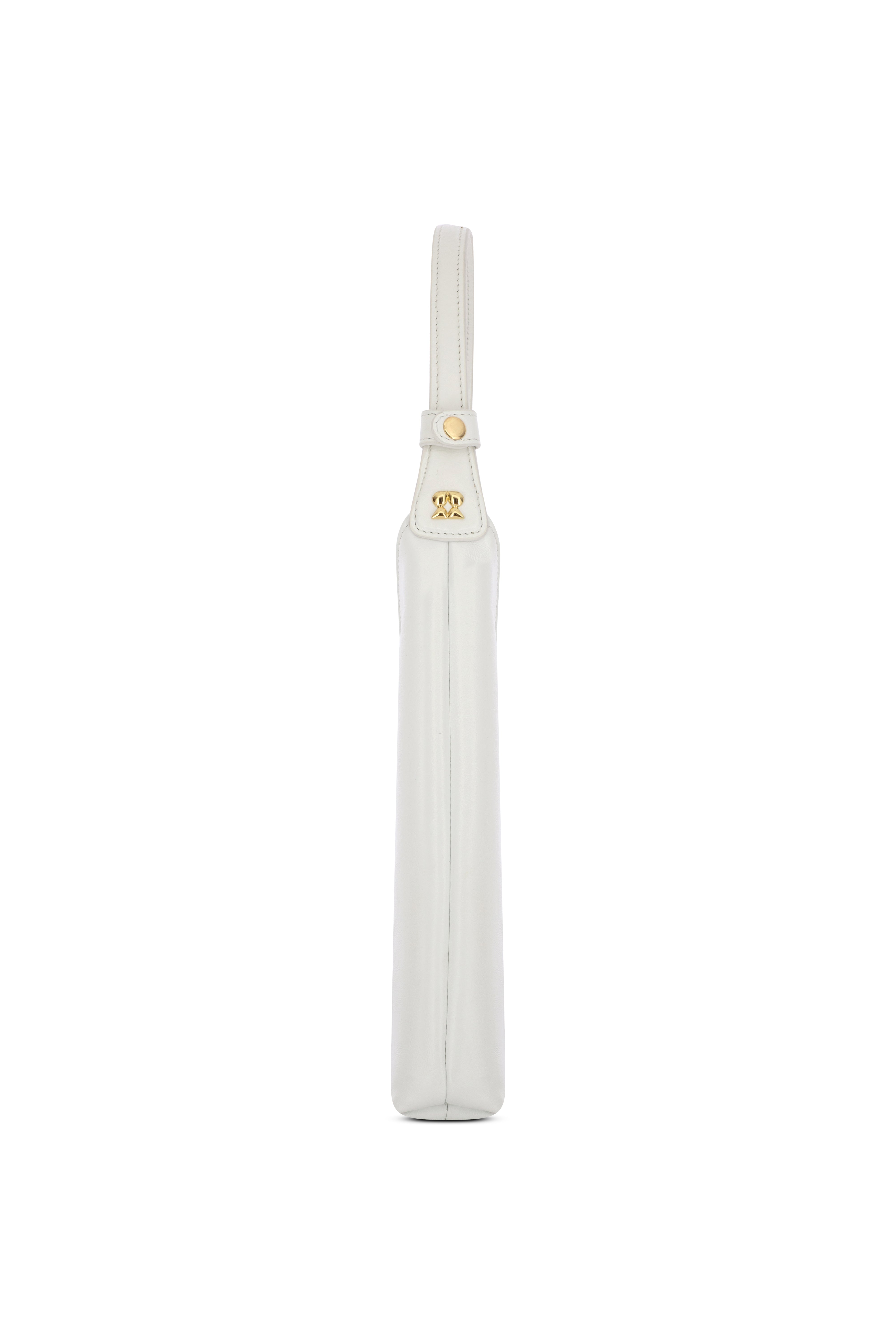 Lyra White Leather Shoulder Bag