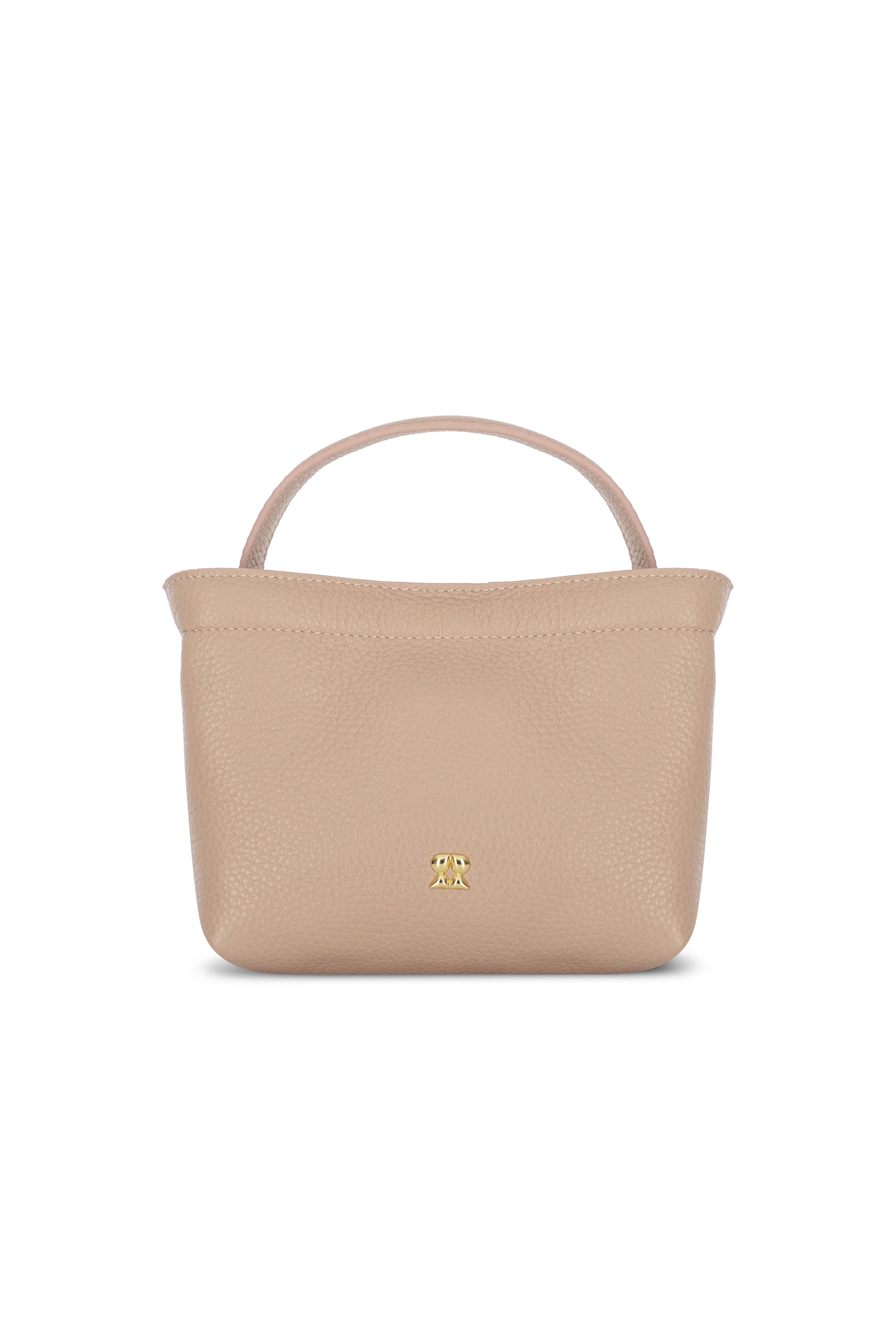 LOULOU SAND LEATHER CROSSBODY BAG