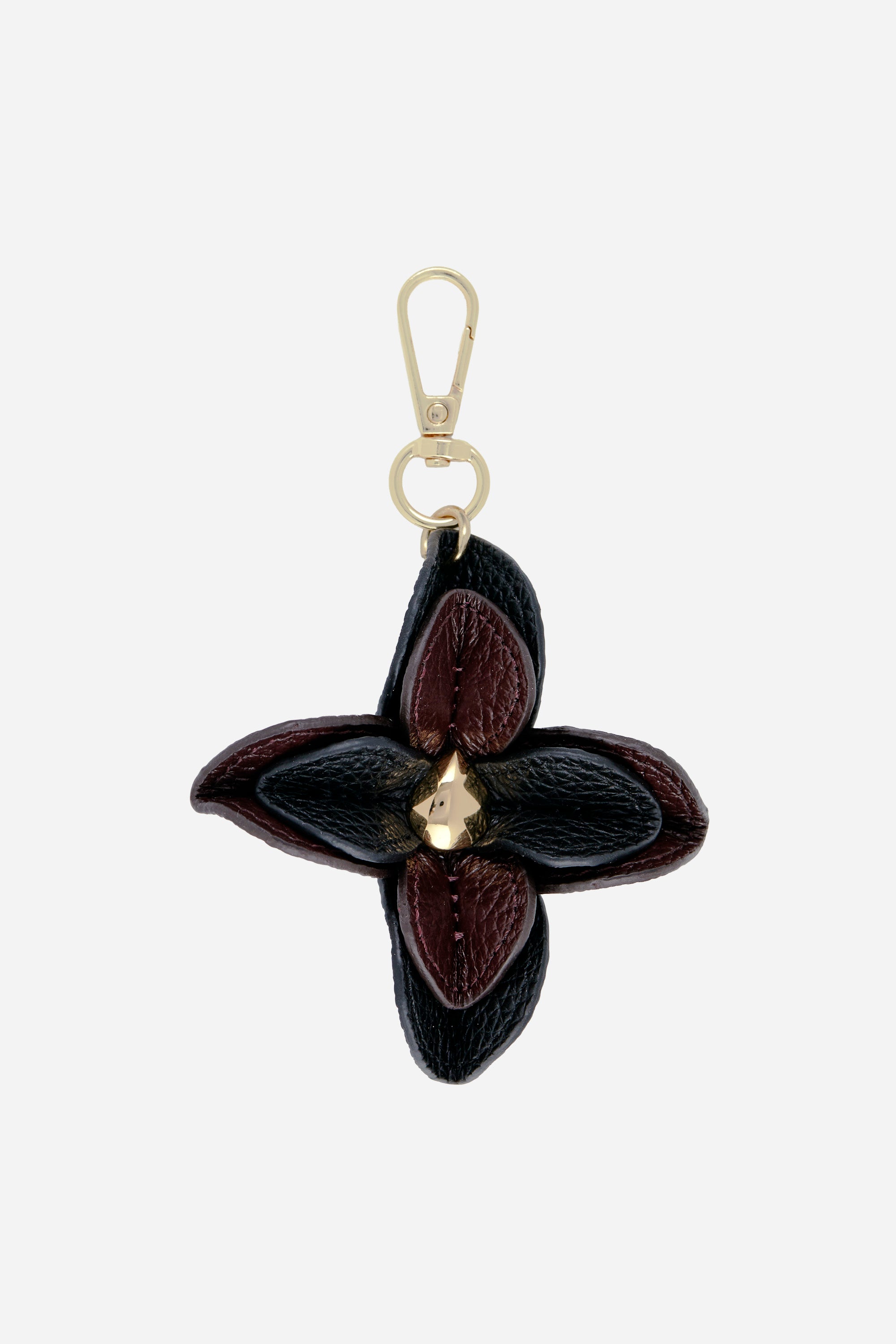 Bloom Black Burgundy Charm and Keyring