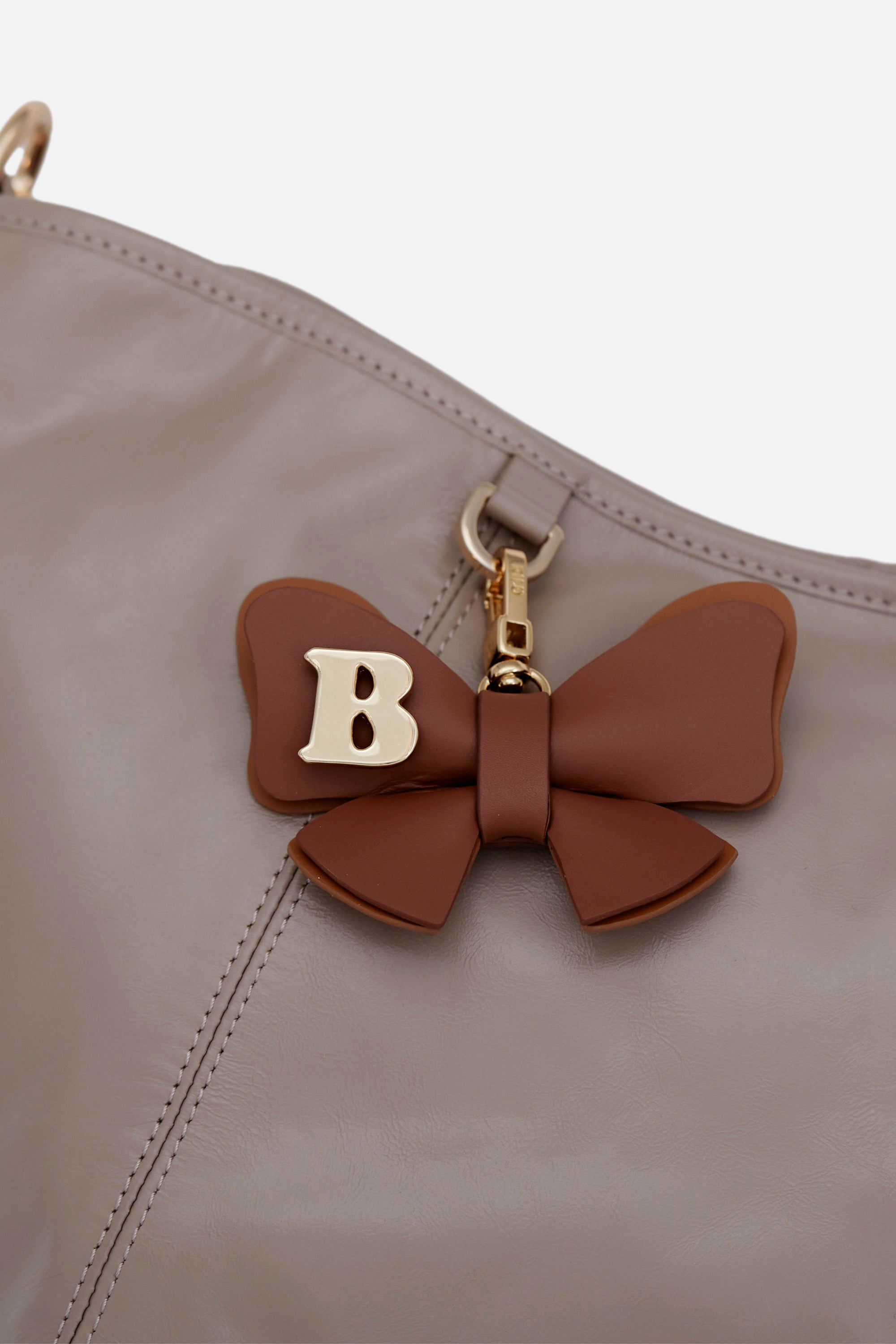 Bow Brown Toffee Charm and Keyring