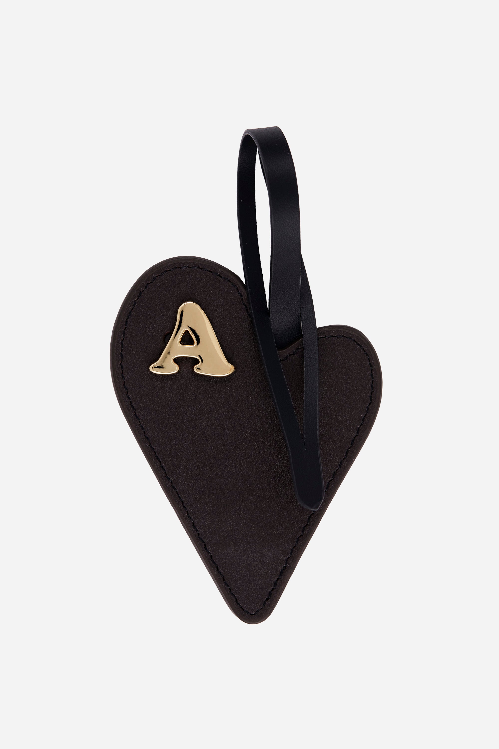 Heart Dark Brown Charm and Keyring