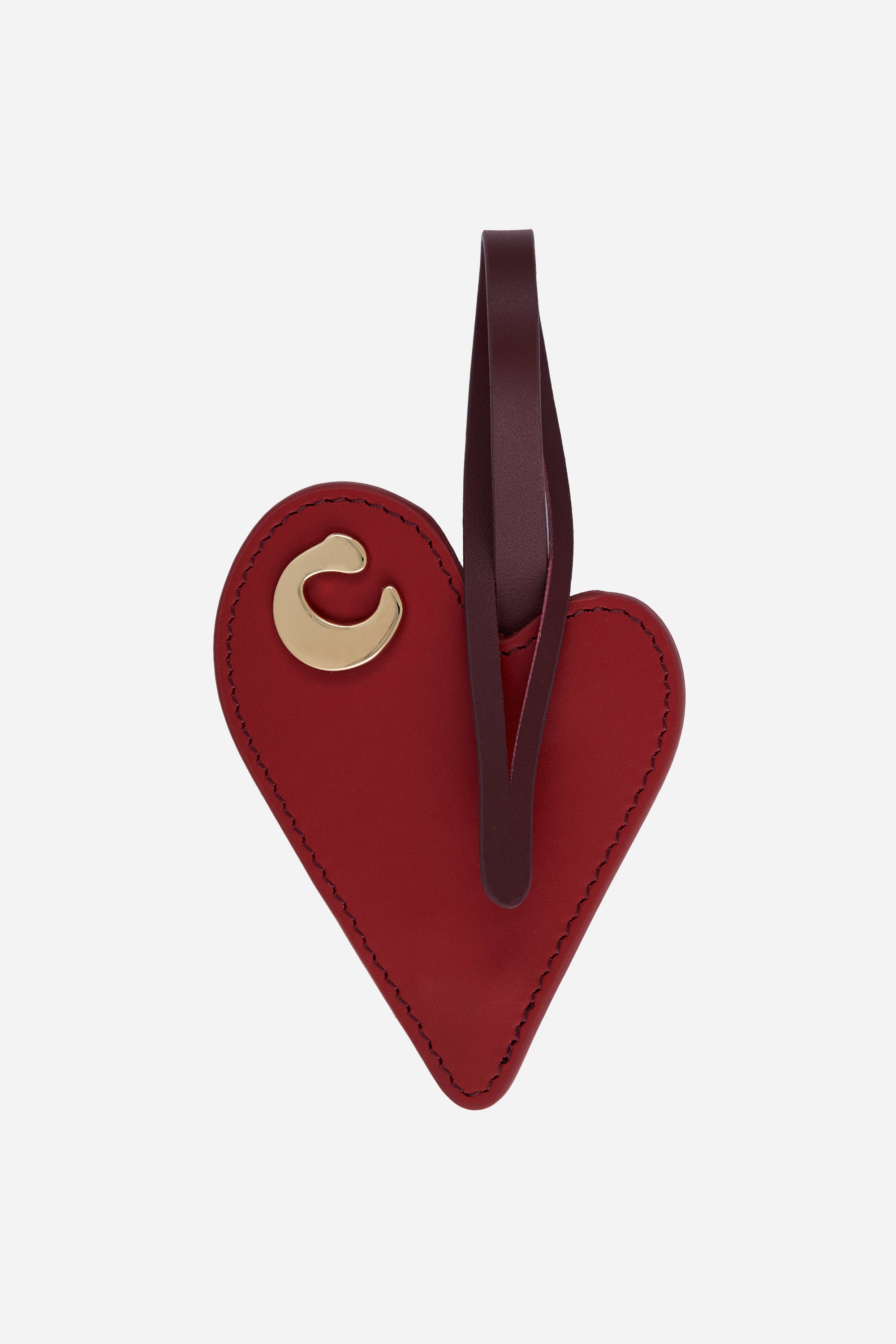 Heart Red Charm and Keyring