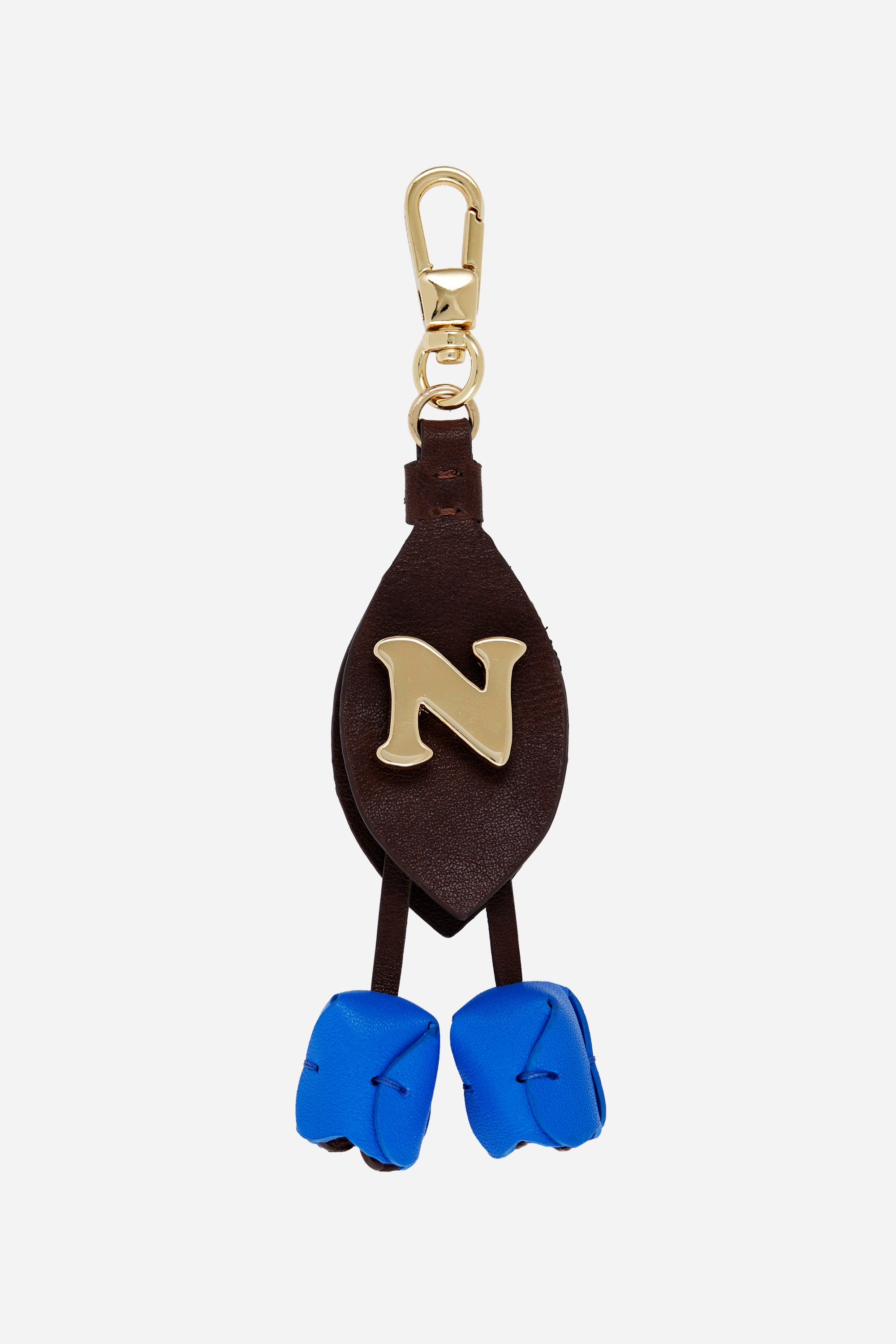 TULIPS Dark Brown Blue Charm and Keyring