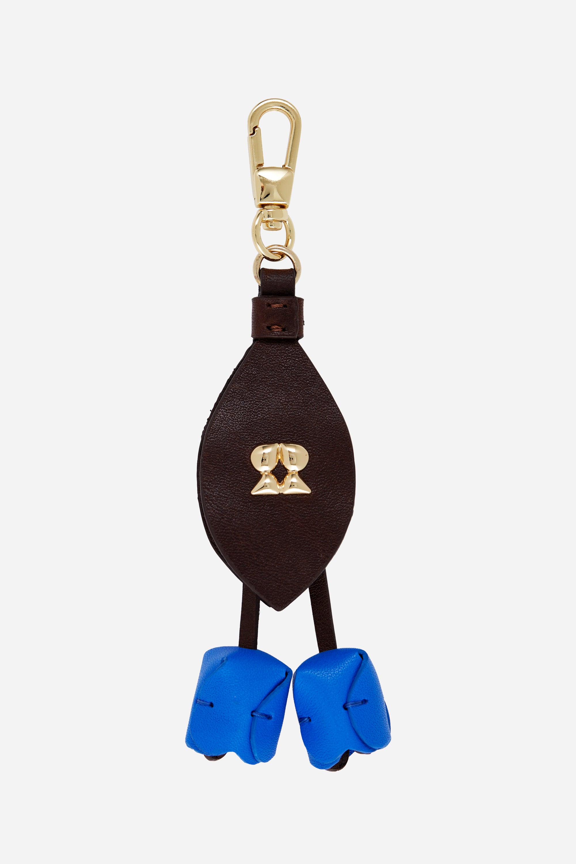 TULIPS Dark Brown Blue Charm and Keyring