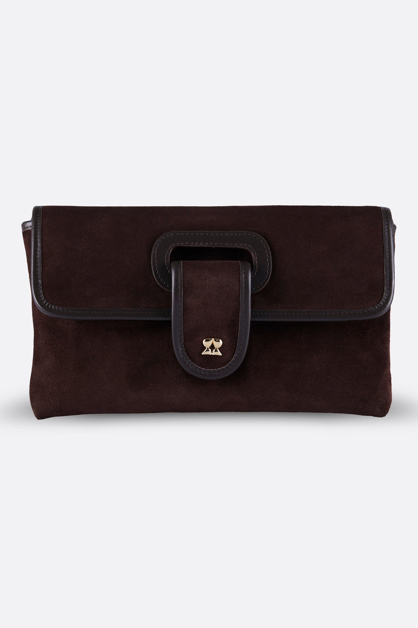 RINA ESPRESSO RAFFIA CLUTCH