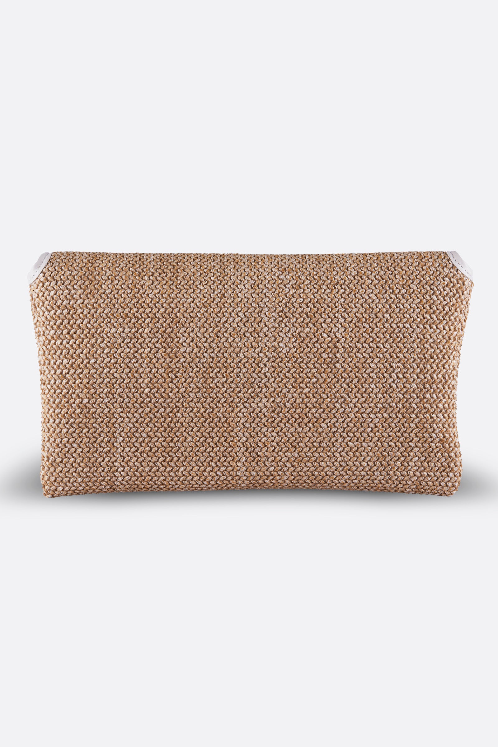 RINA VANILLA RAFFIA CLUTCH