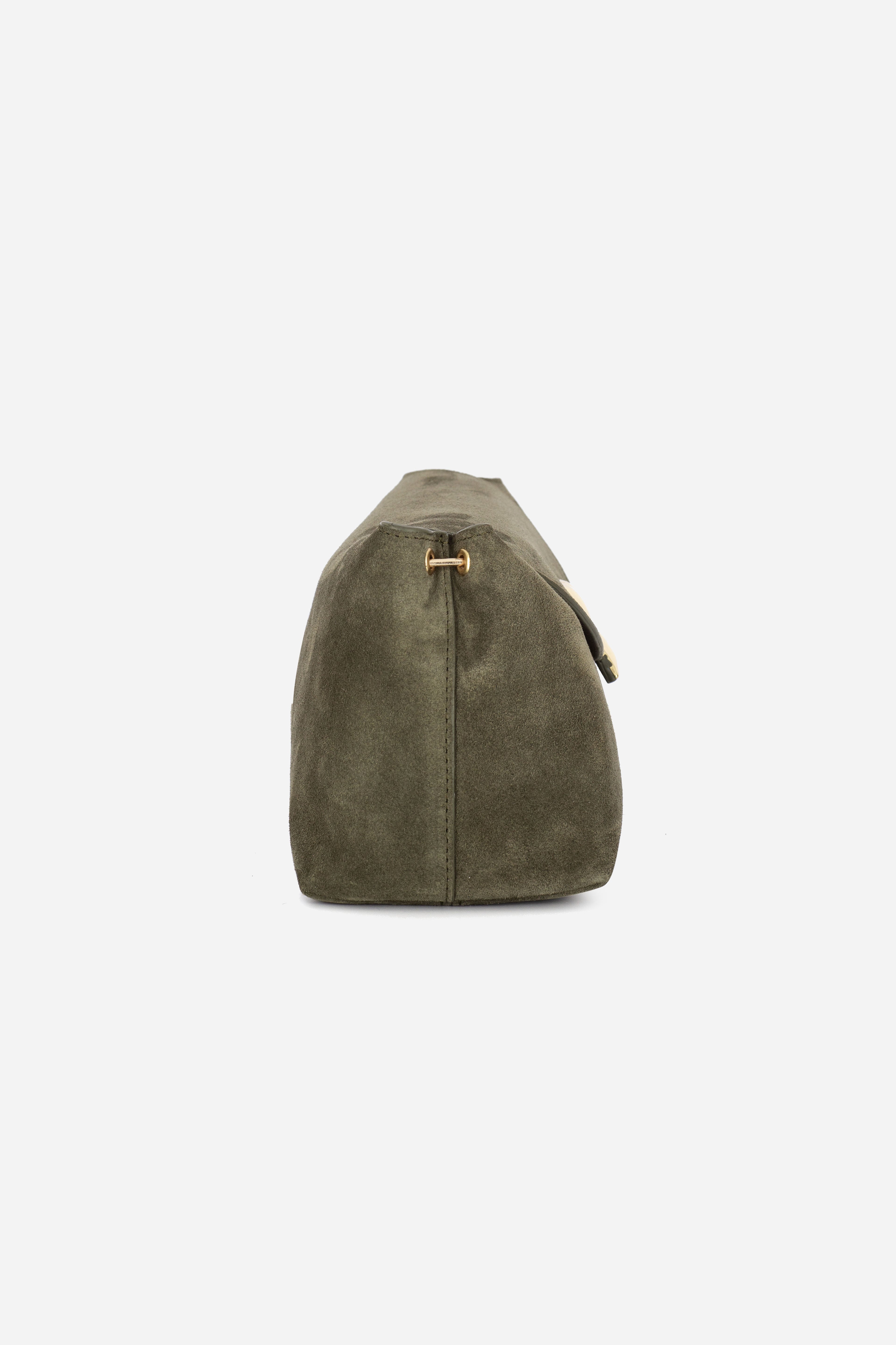 Rhea Olive Suede