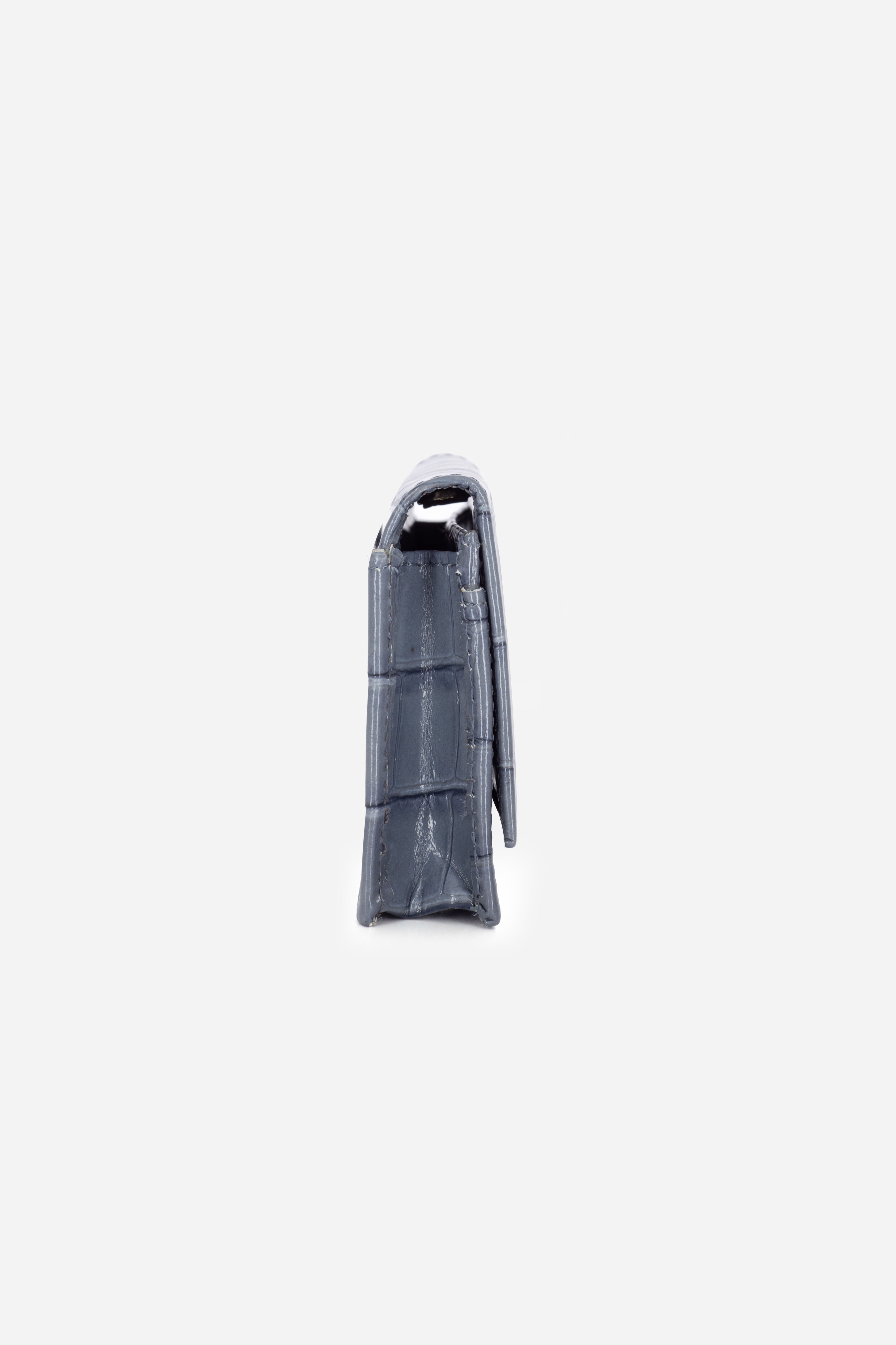 Lily Ash Blue Croco Print