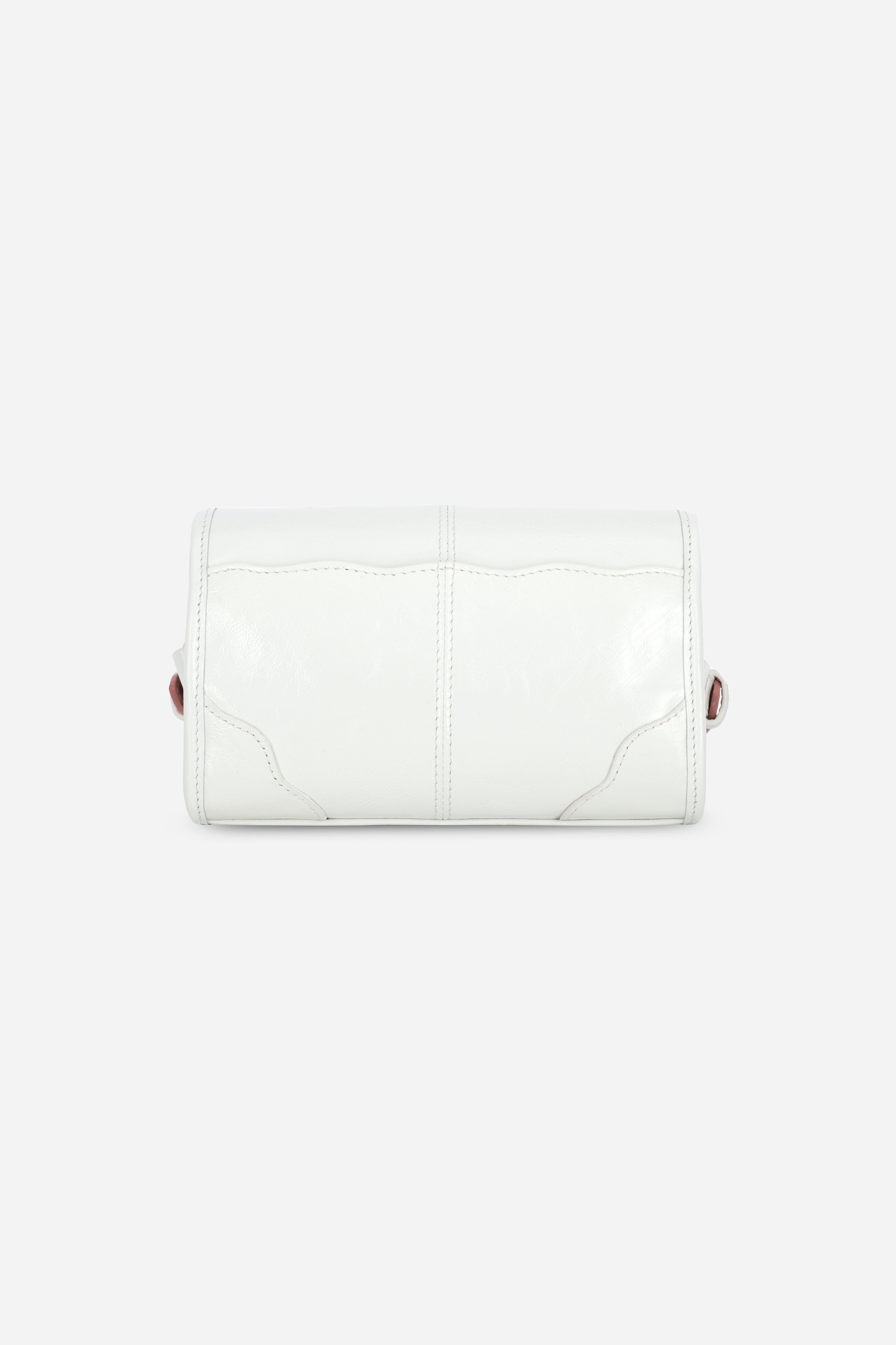 ELYSIA WHITE LEATHER MINI BAG