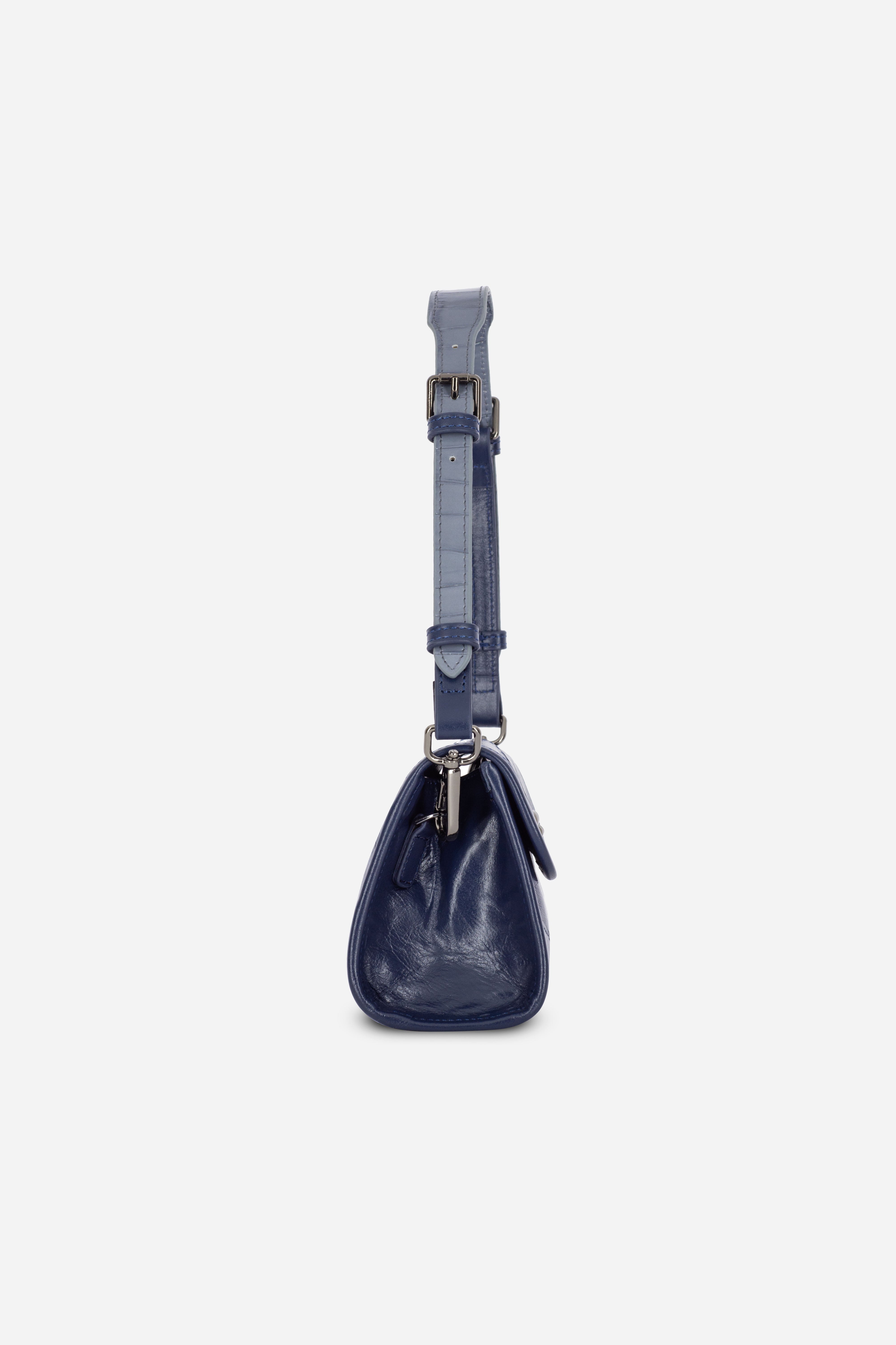 ELYSIA INDIGO LEATHER MINI BAG