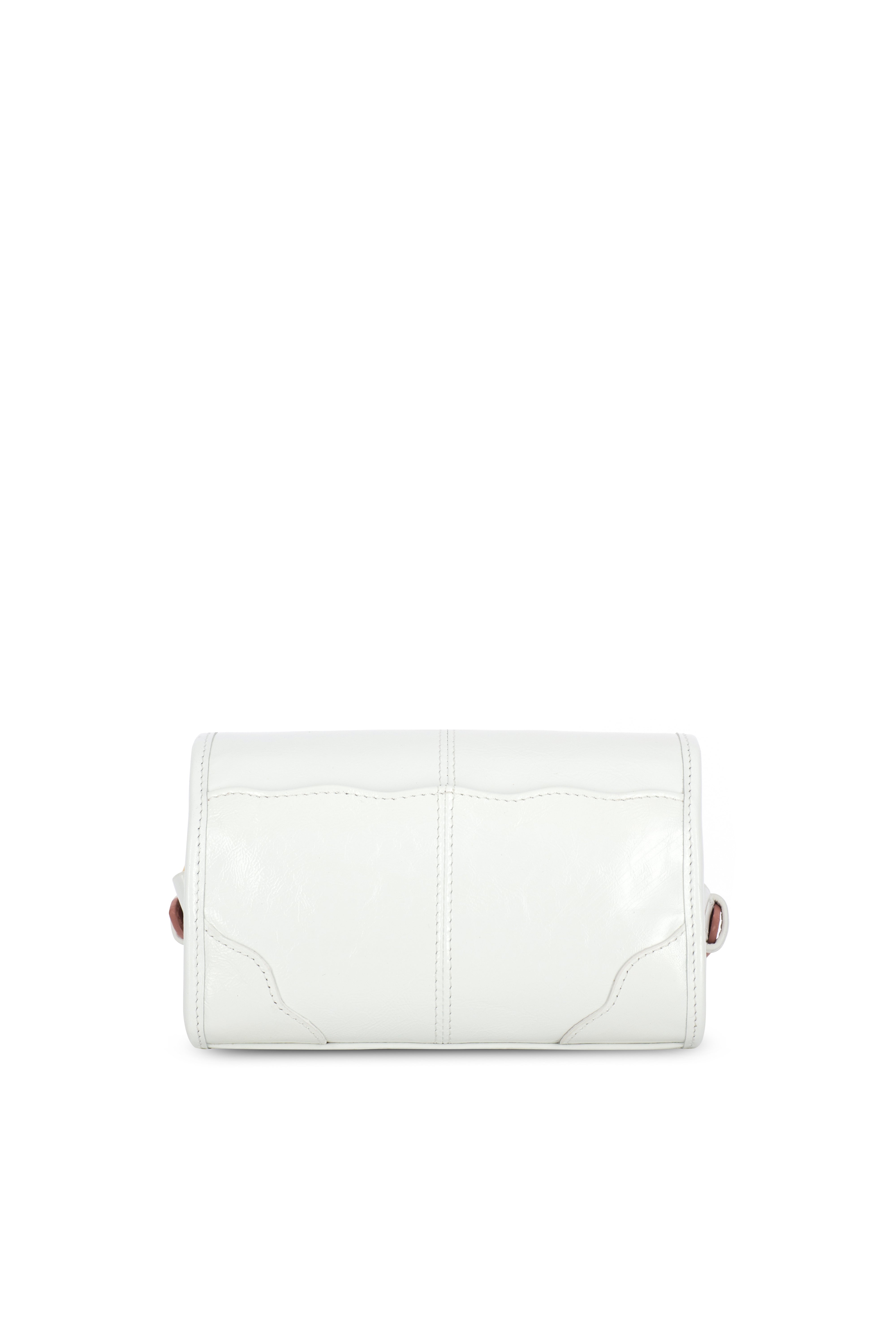 ELYSIA WHITE LEATHER MINI BAG