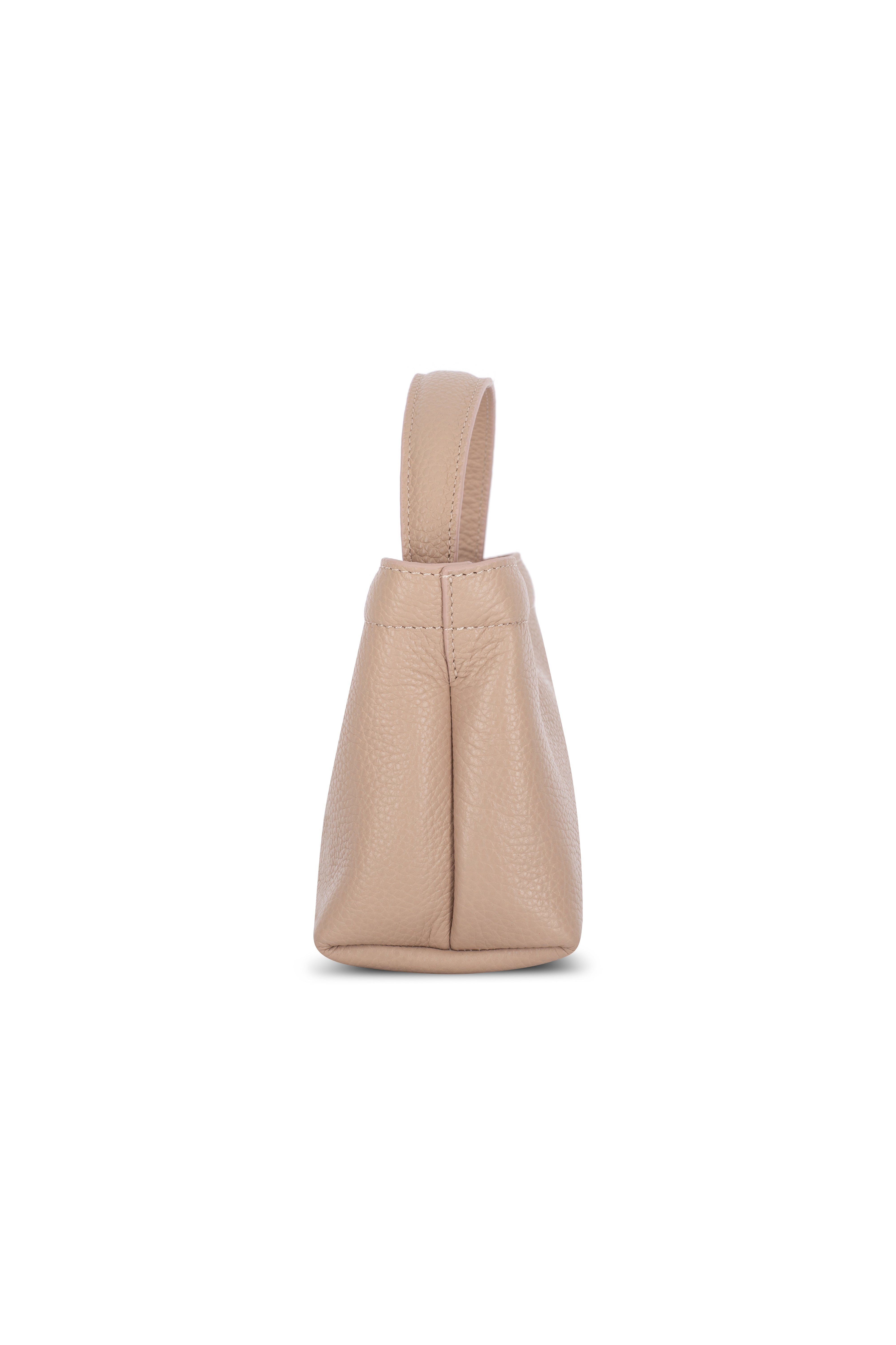 LOULOU SAND LEATHER CROSSBODY BAG