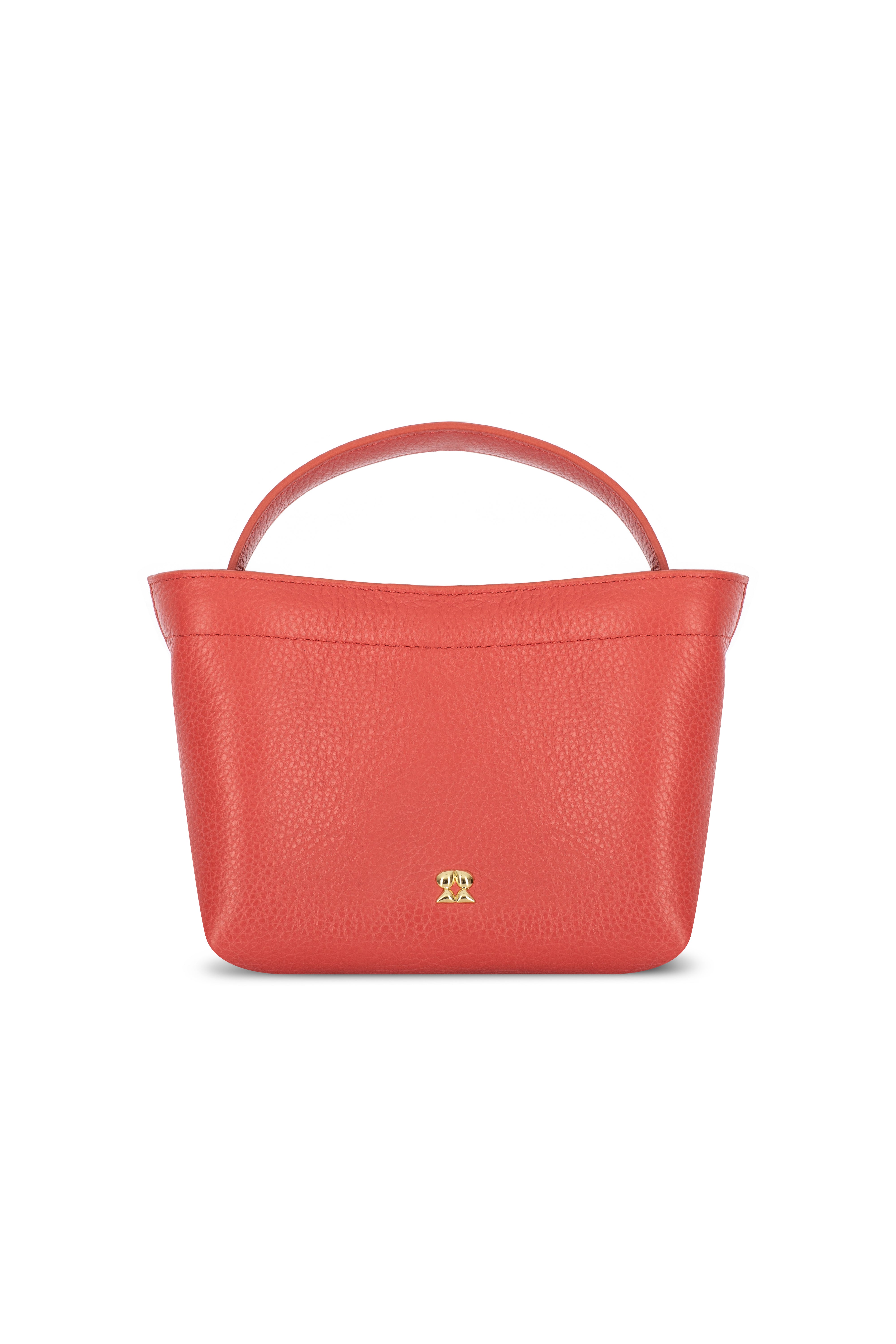 LOULOU CORAL LEATHER CROSSBODY BAG