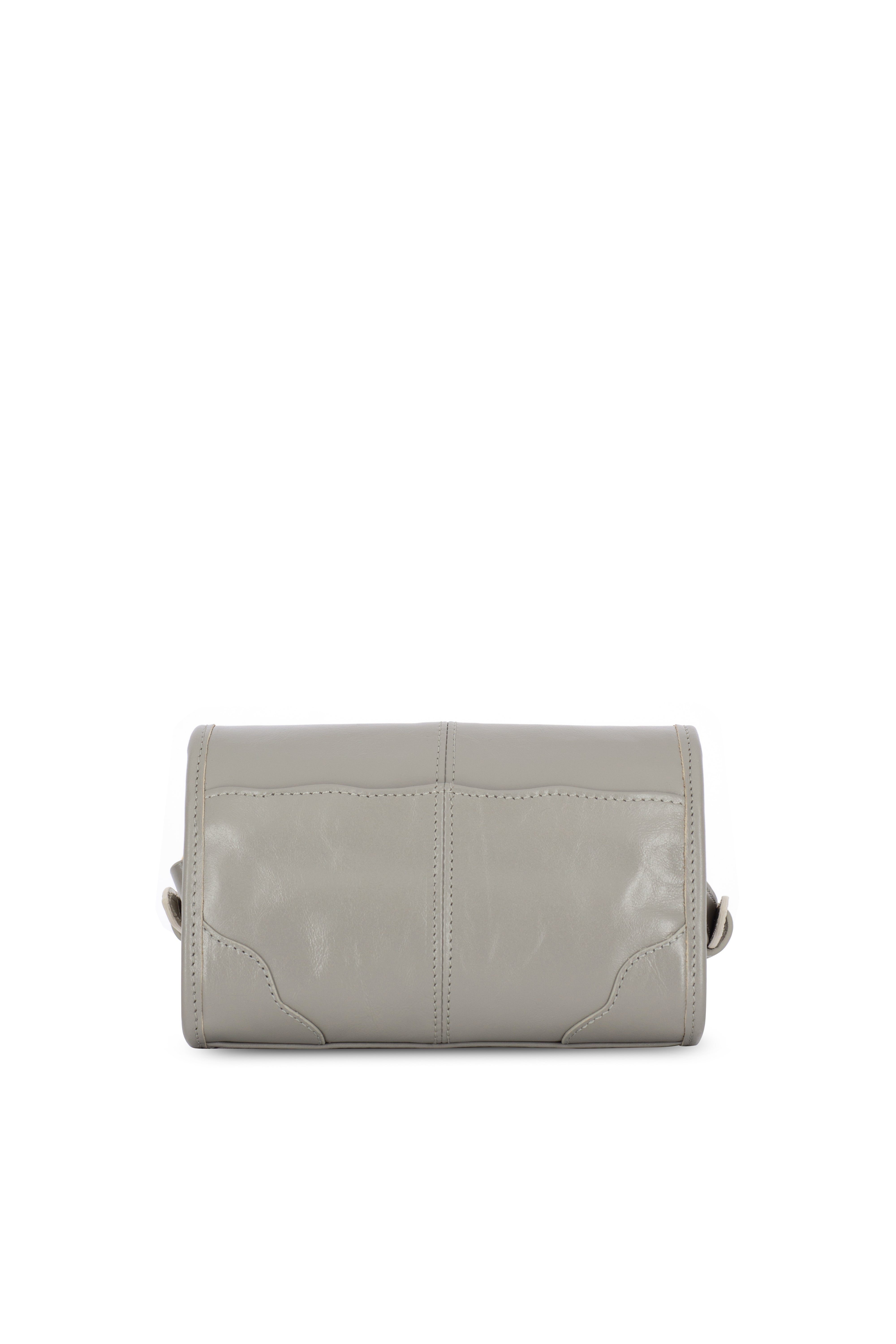 ELYSIA STONE GRAY LEATHER MINI BAG