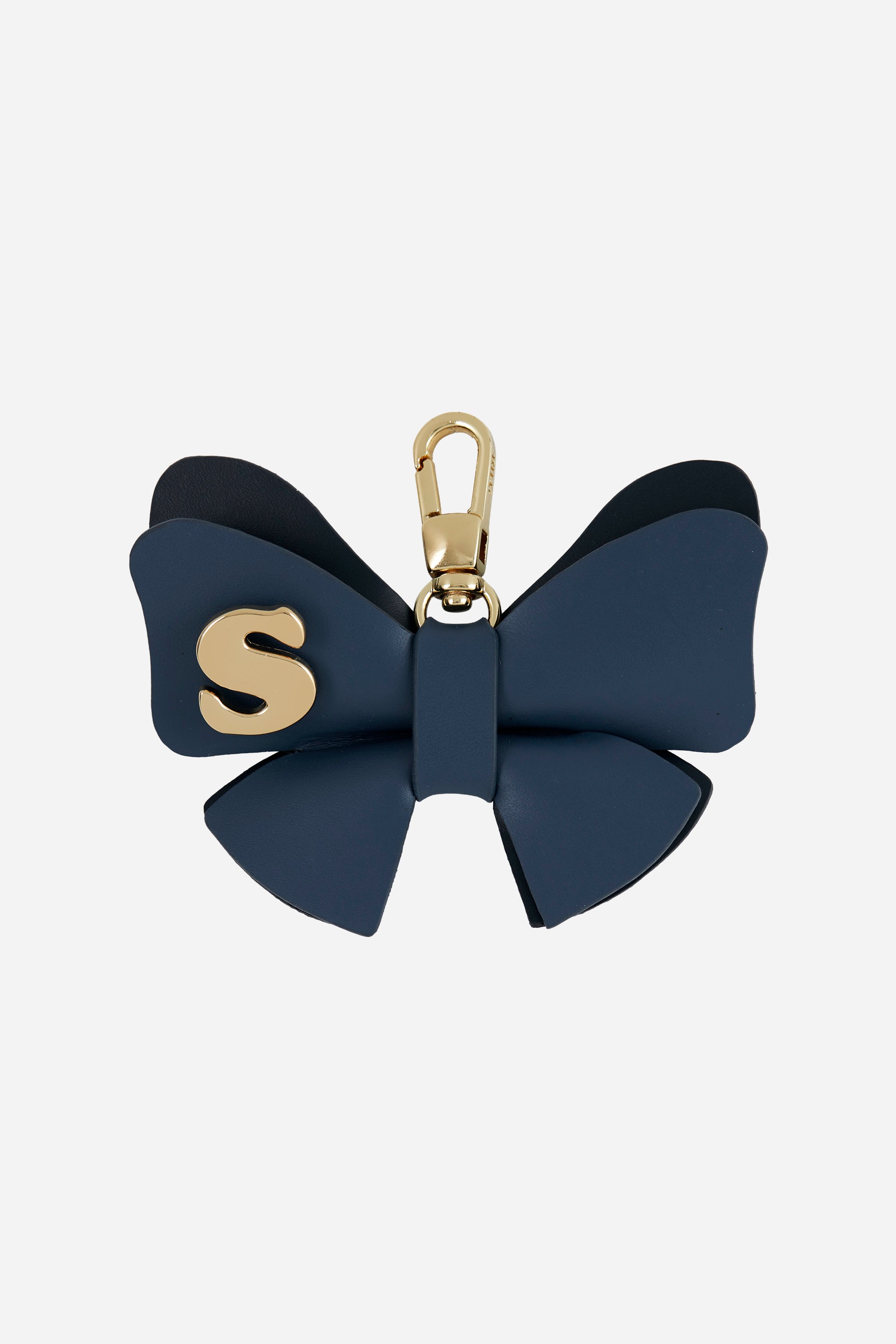 Bow Blue Navy Charm and Keyring