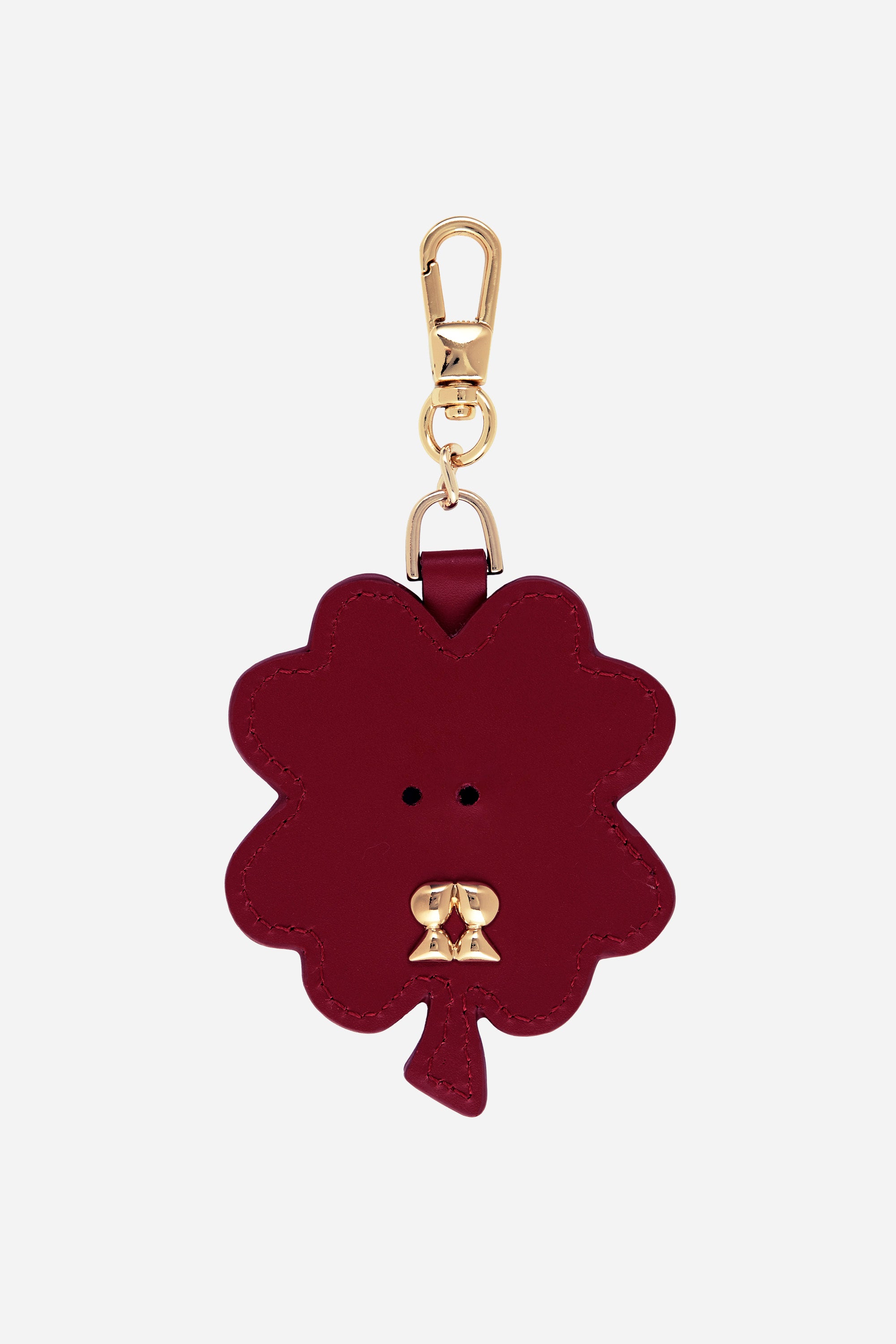 Clover Red Charm and Keyring