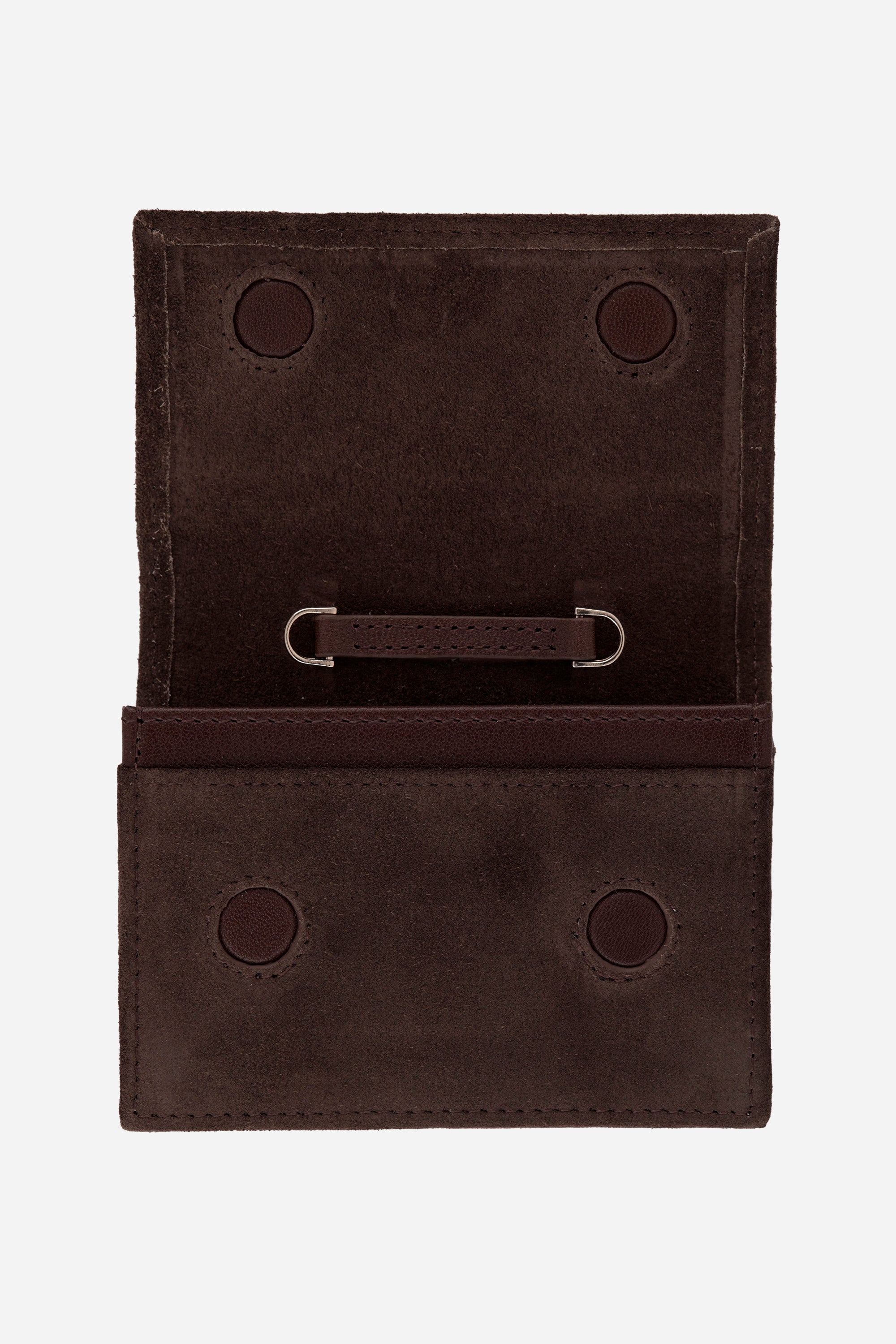 LILY SUEDE ESPRESSO CHAIN MICRO BAG