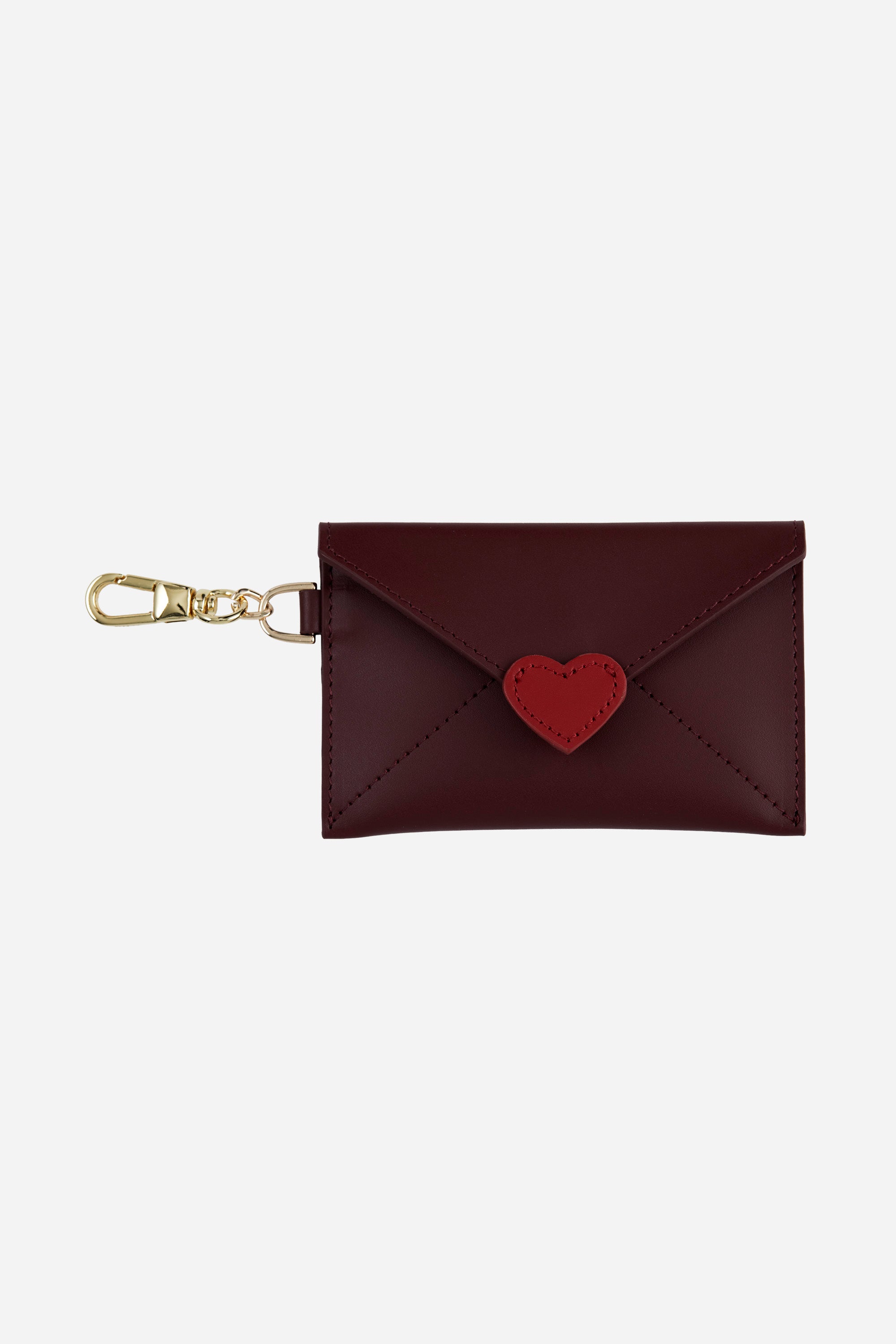 Love Letter Burgundy Charm and Keyring