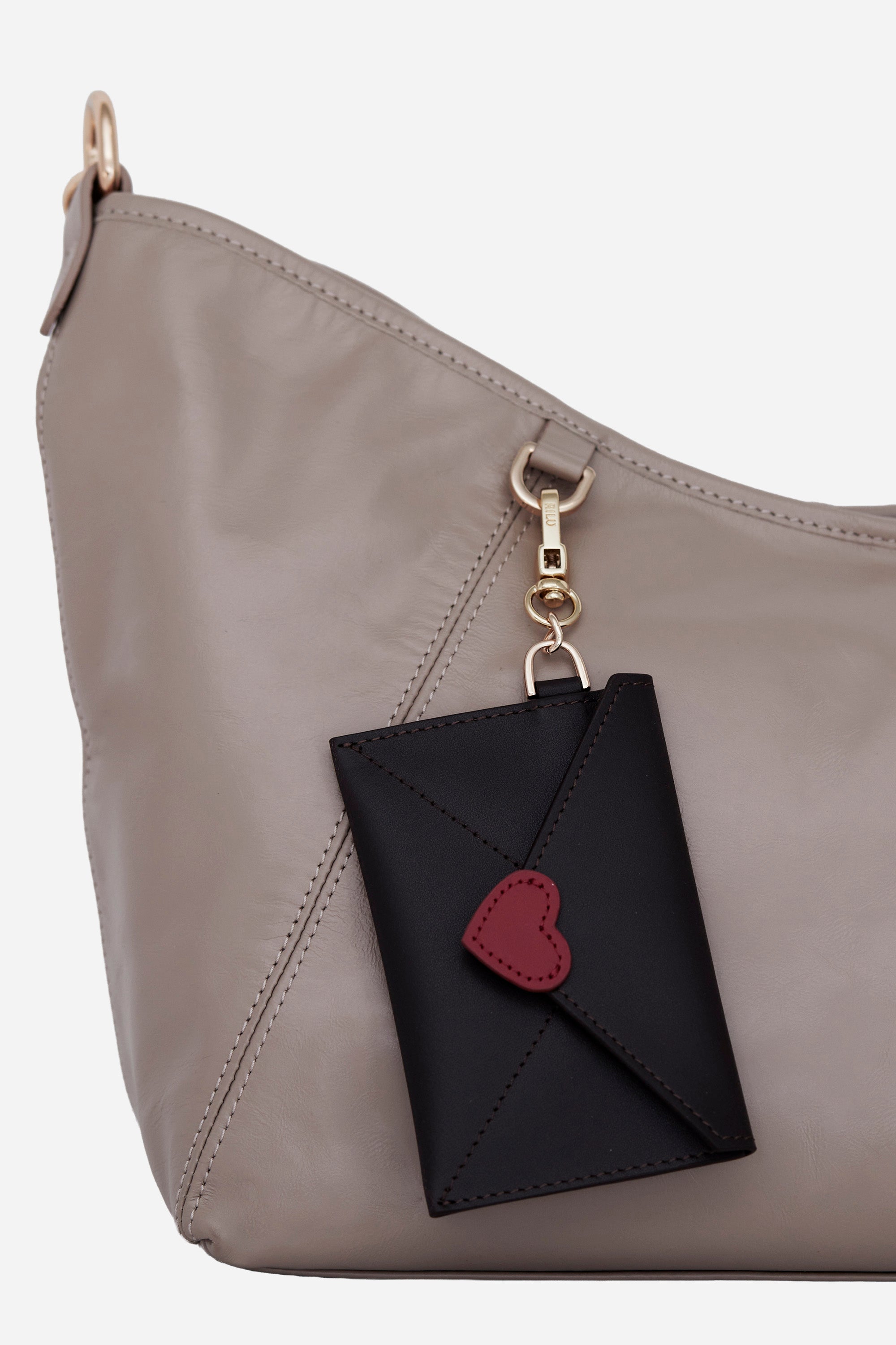 Love Letter Dark Brown Charm and Keyring