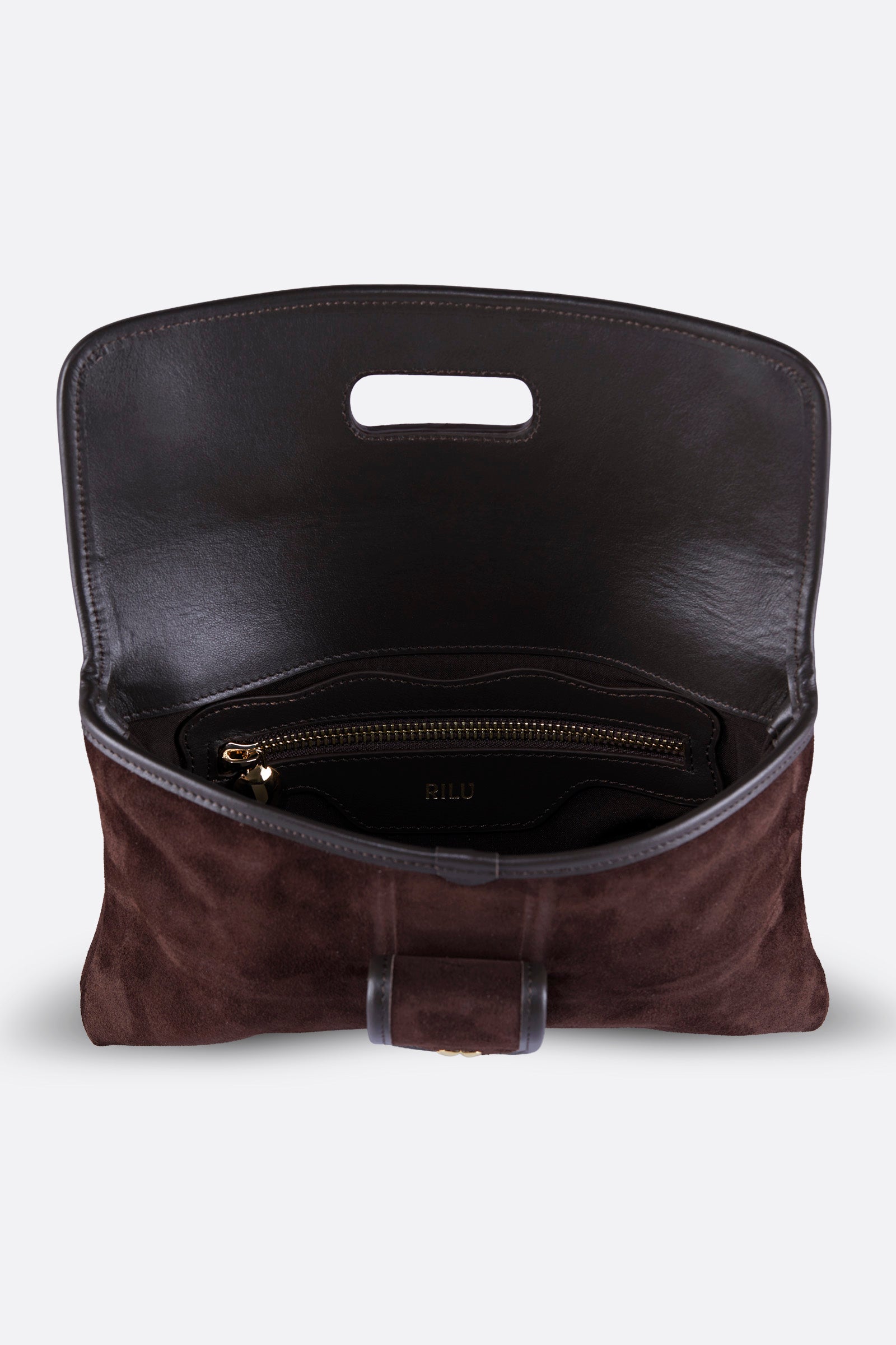 RINA ESPRESSO RAFFIA CLUTCH
