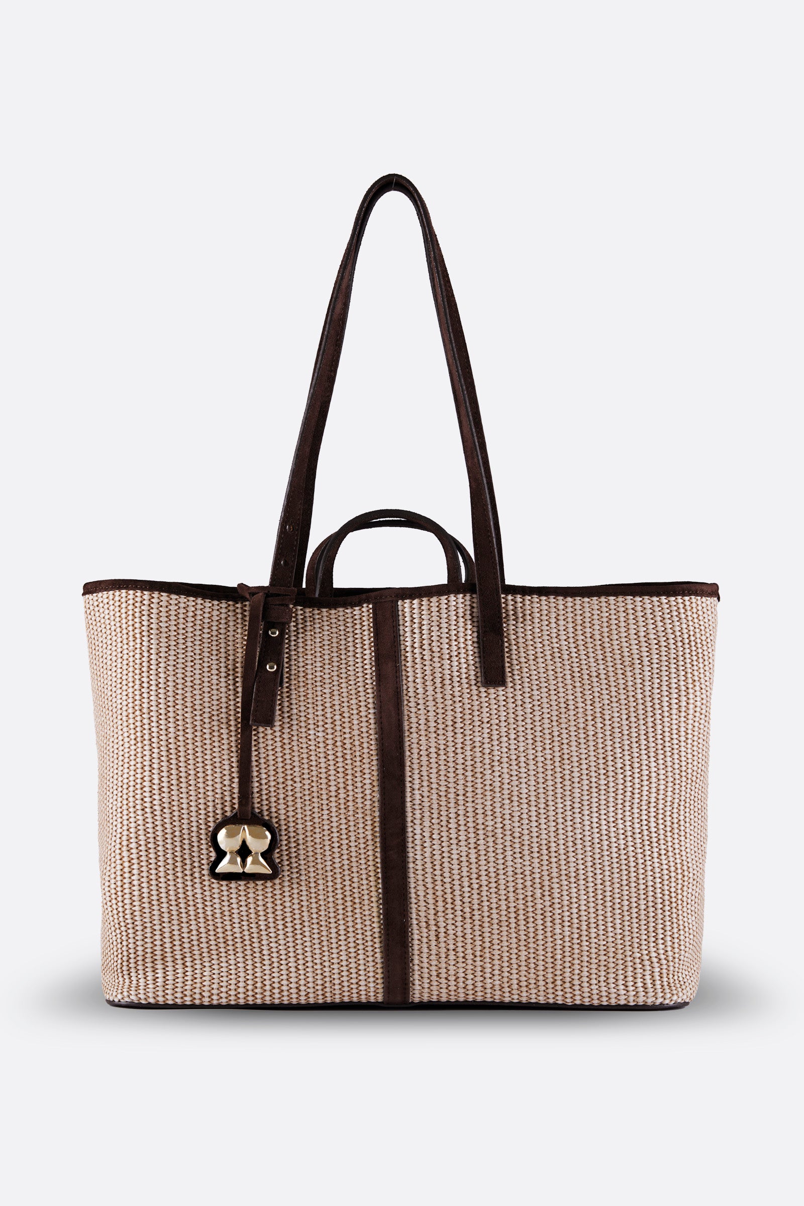 SOLEA ESPRESSO SUEDE SHOULDER BAG